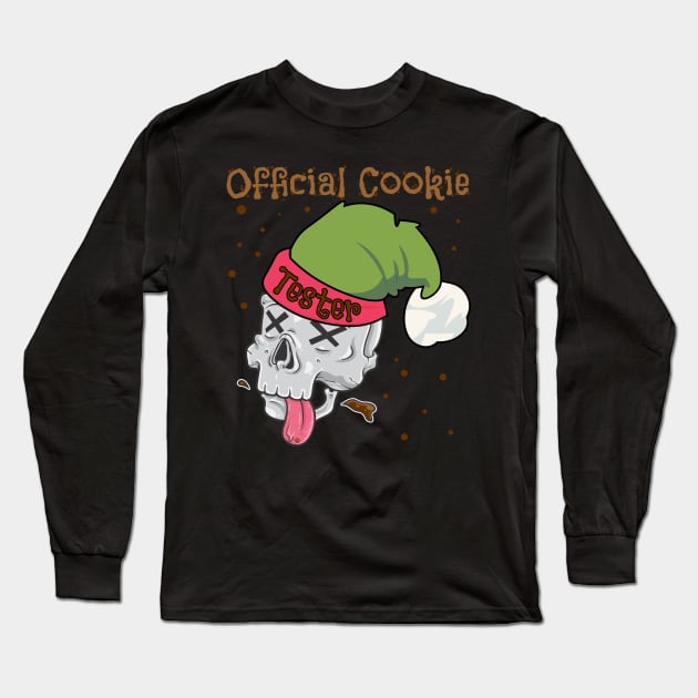 Official Cookie Tester Long Sleeve T-Shirt by Mama_Baloos_Place